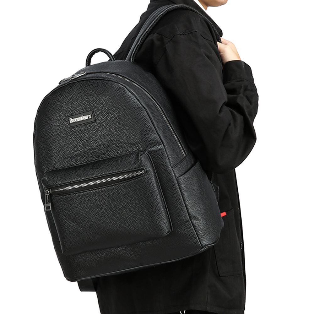 남성 빈티지 미니멀리스트 대용량 방수 노트북 백팩