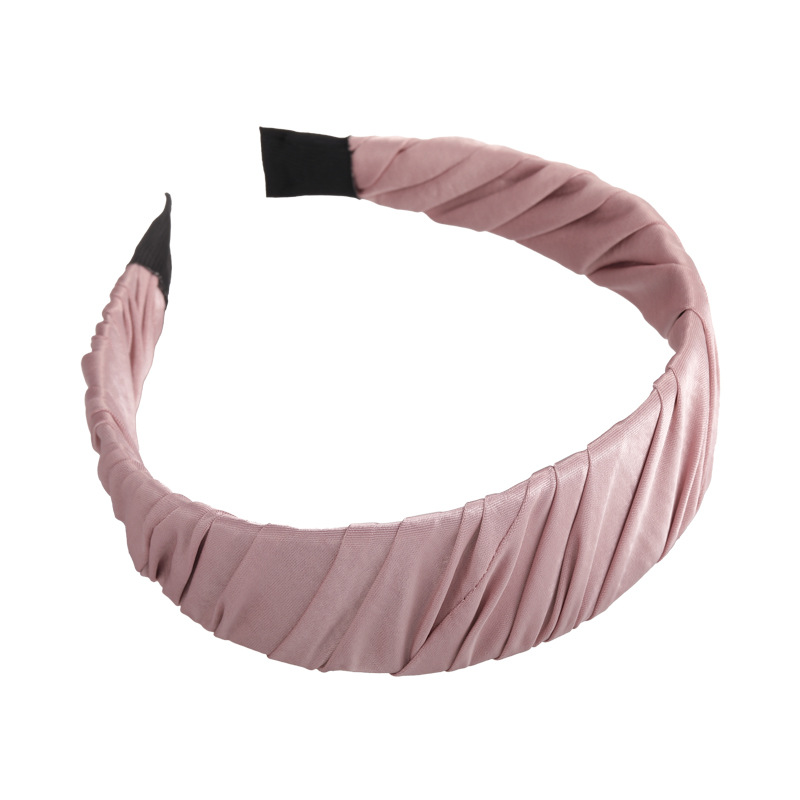Banda de Păr Plisată din Satin