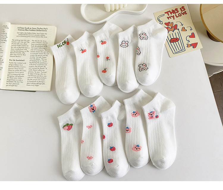 Жіночі бавовняні носки-невидимки