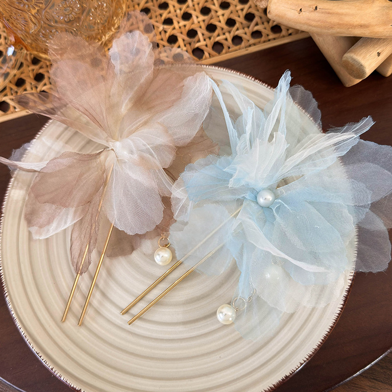 Ретро U-подібна шпилька для волосся