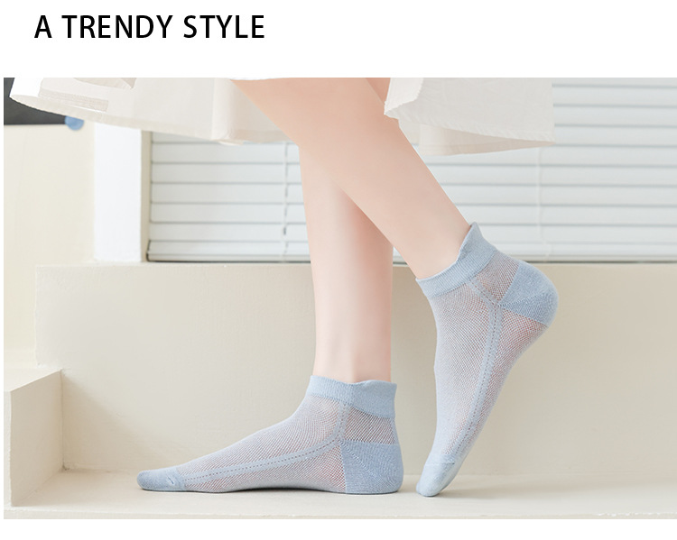 Prodyšné Síťované Neviditelné Ponožky