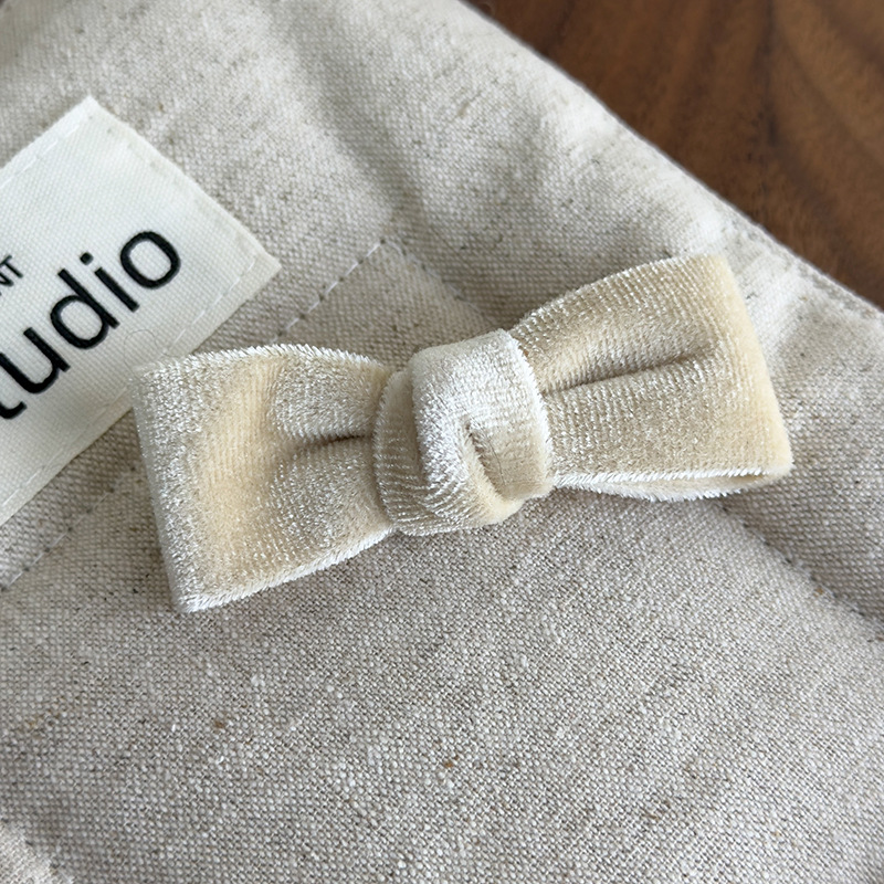 Κλιπς Μαλλιών Βελούδο με Φιόγκο