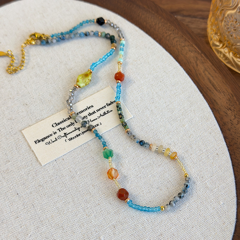 Намисто на ключицю Скляні Намистини