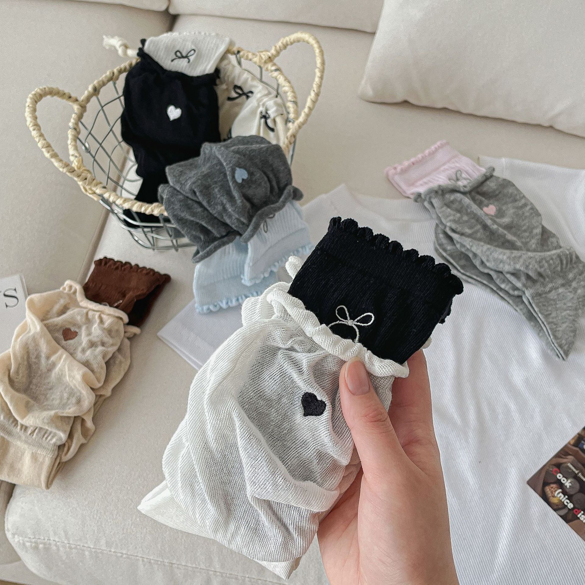 Meias Ballet Scrunch Feminina