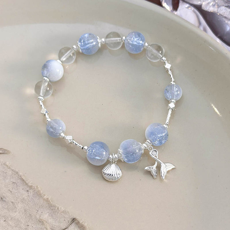 조개와 물고기 꼬리 챔 브레이슬릿