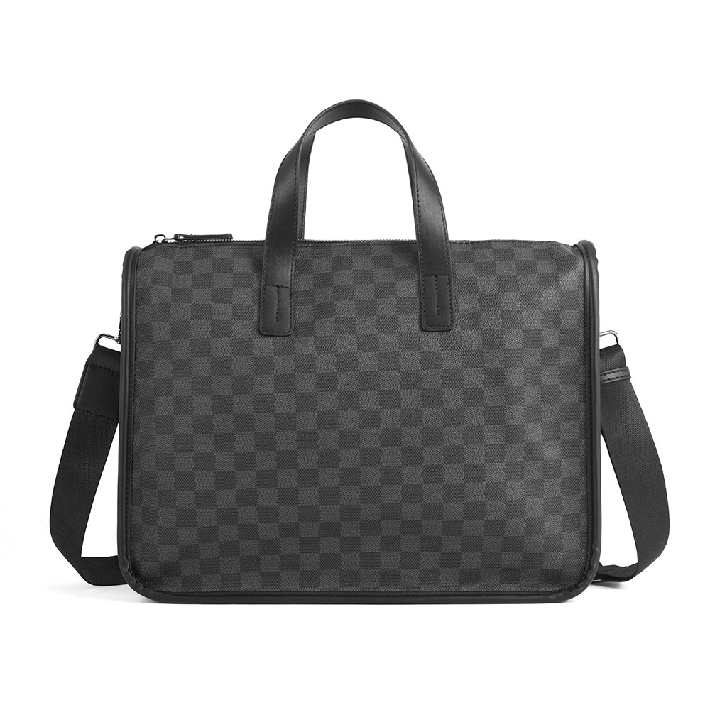 حقيبة كمبيوتر محمول وكتف رجالية منقوشة
