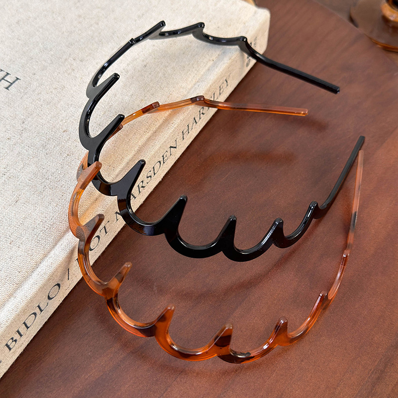 Banda de Păr U în Formă de Undă din Rășină