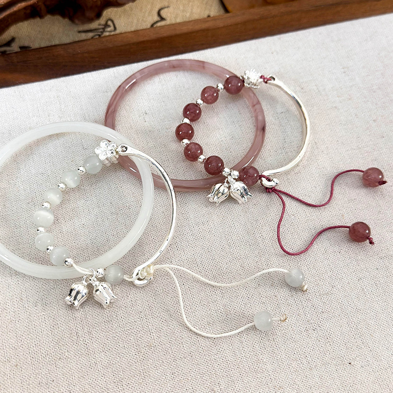 Pół-Bransoletka Kocie Oko