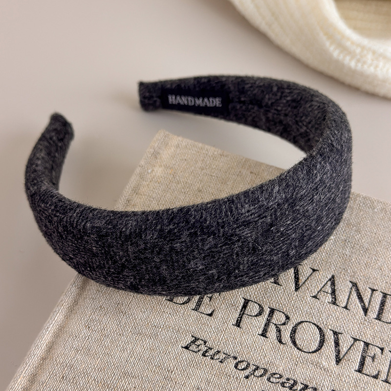 Cinta para el Cabello Negra de Punto