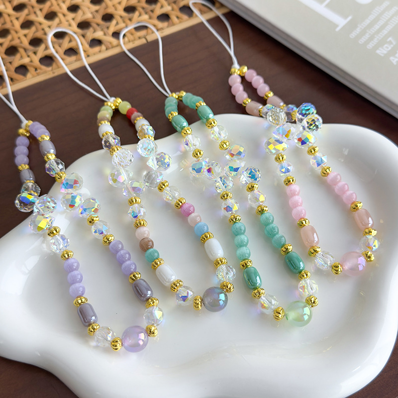 Glass Bead Phone Strap