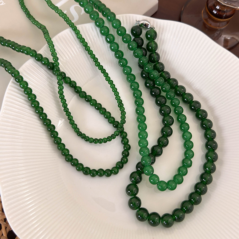 Green Beaded Necklace