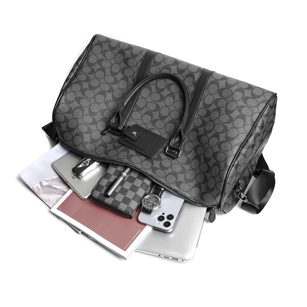 Bolsa de viaje de cuadros para hombres