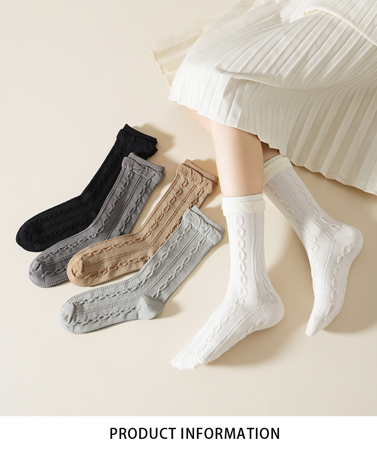 Meias Femininas de Meia Perna