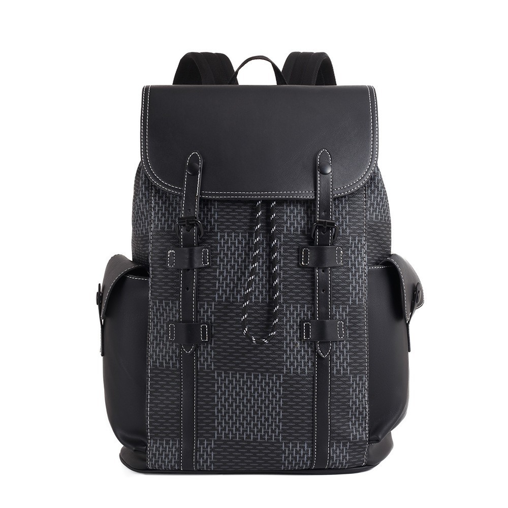 メンズ チェック 大容量 バックパック