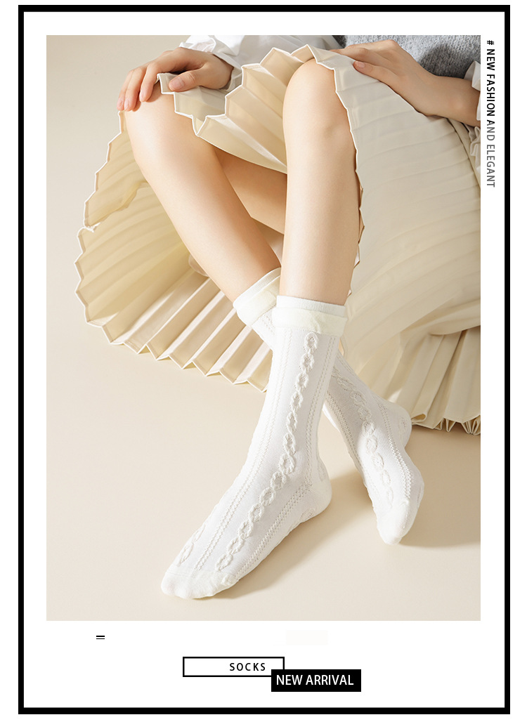 Meias Femininas de Meia Perna