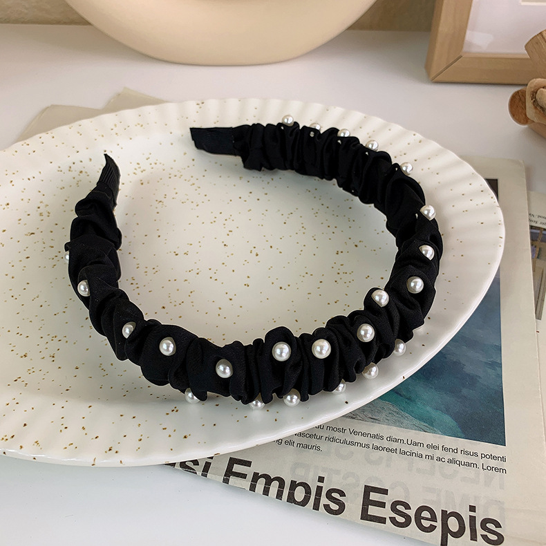 Diadema de Perlas con Volantes