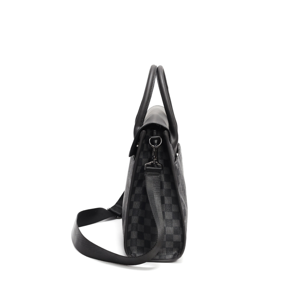 حقيبة يد رجالية كلاسيكية مربعة