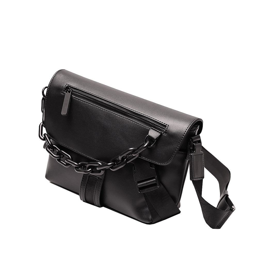 メンズチェック柄クロスボディバッグ