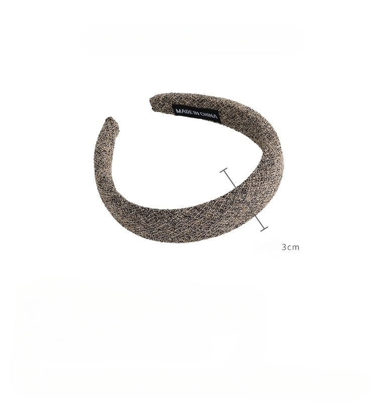 Bandă de Păr Vintage Tweed în Carouri