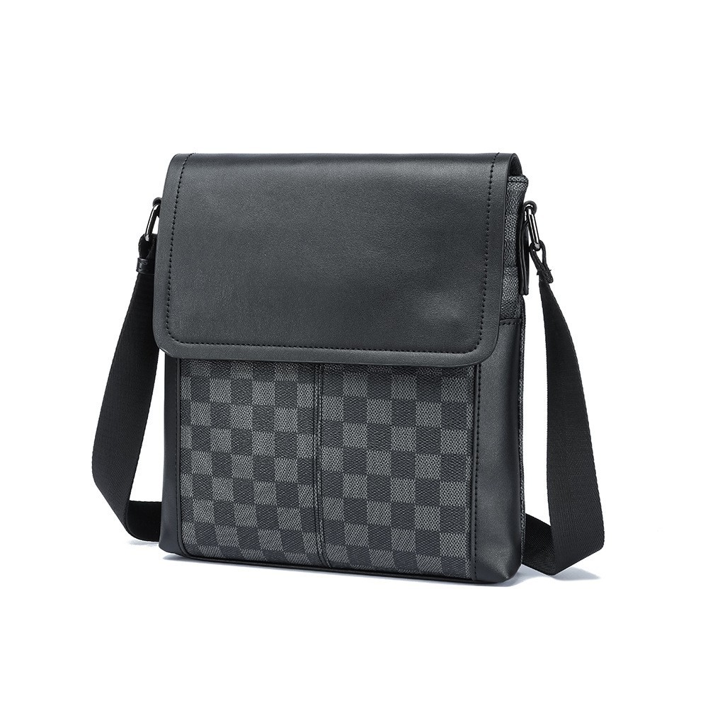 Borsa a tracolla uomo a quadri