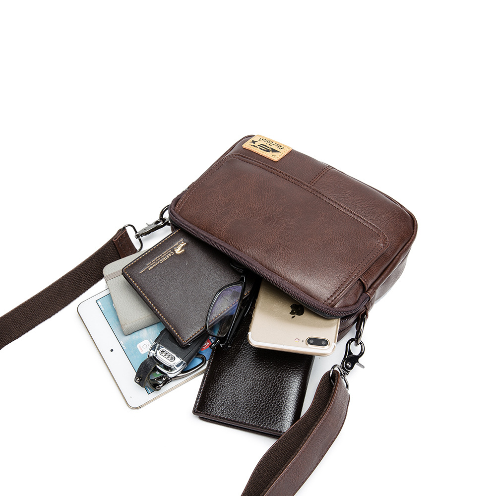 Bolso de hombro cuadrado retro