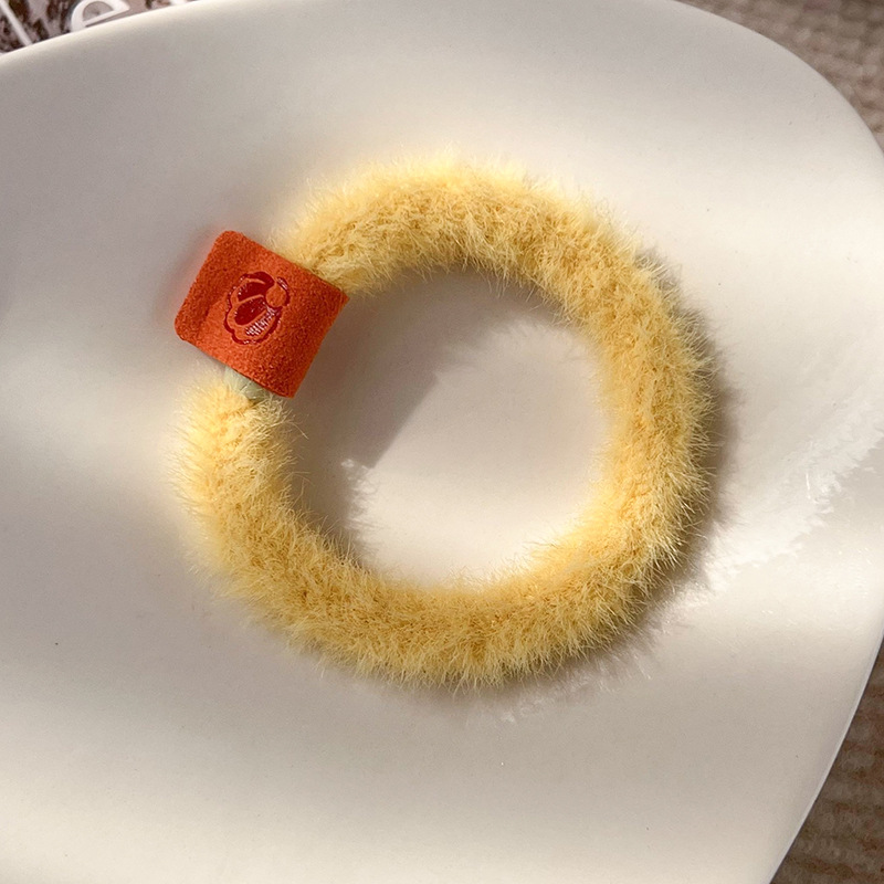 Pluche Haarelastieken Set