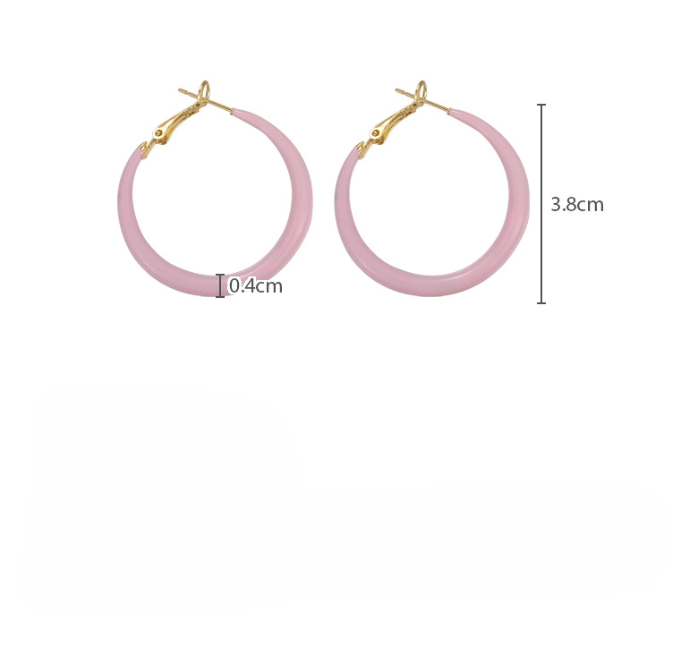 컬러풀 후프 귀걸이