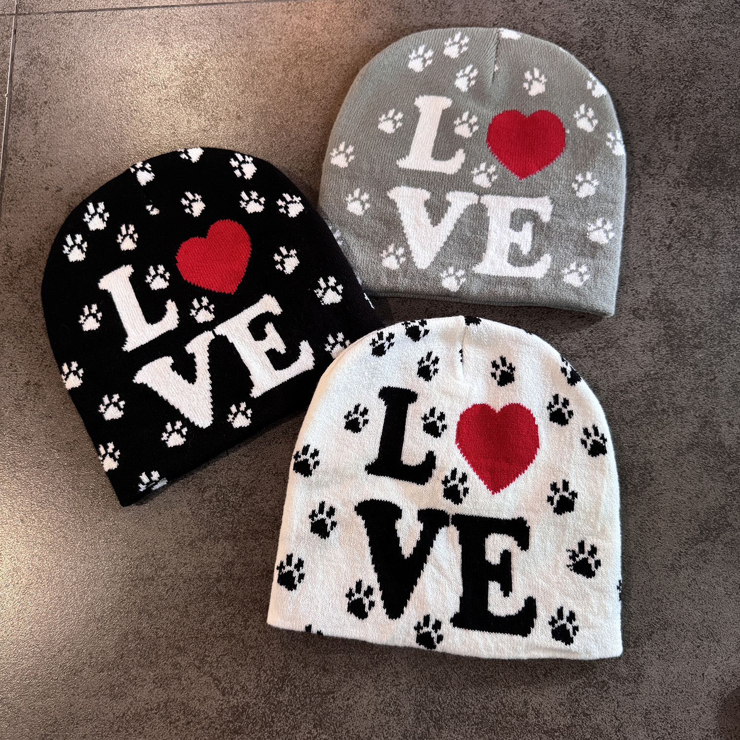 Gorro Jacquard Love Letter