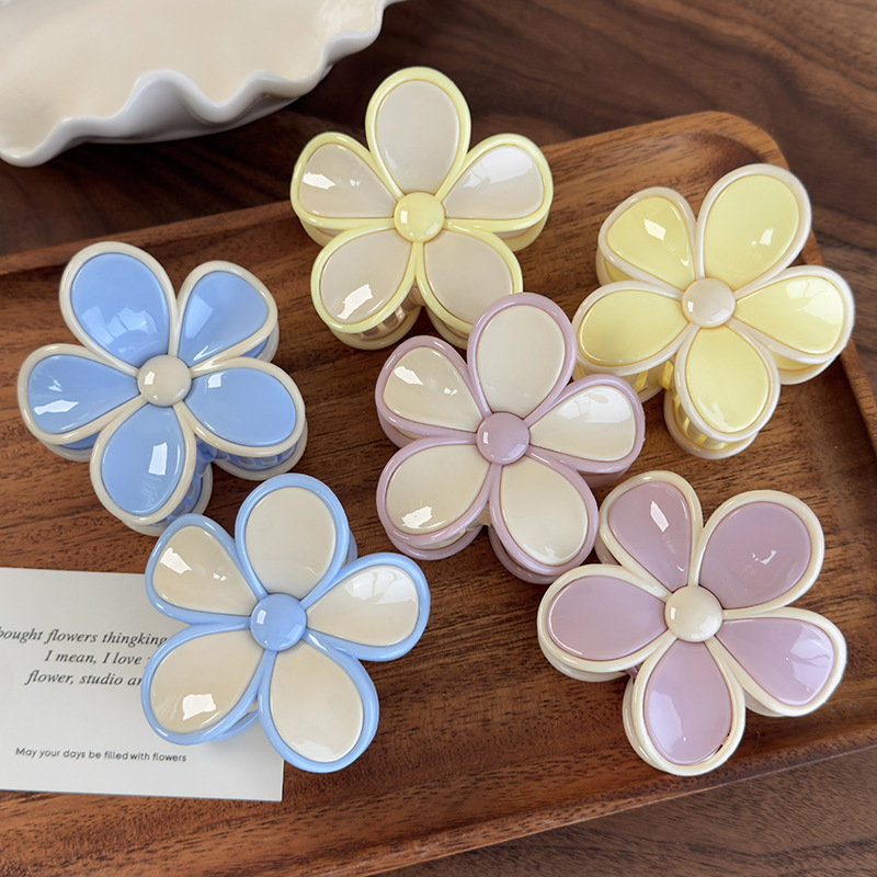 Agrafă de Păr Plastic Florală