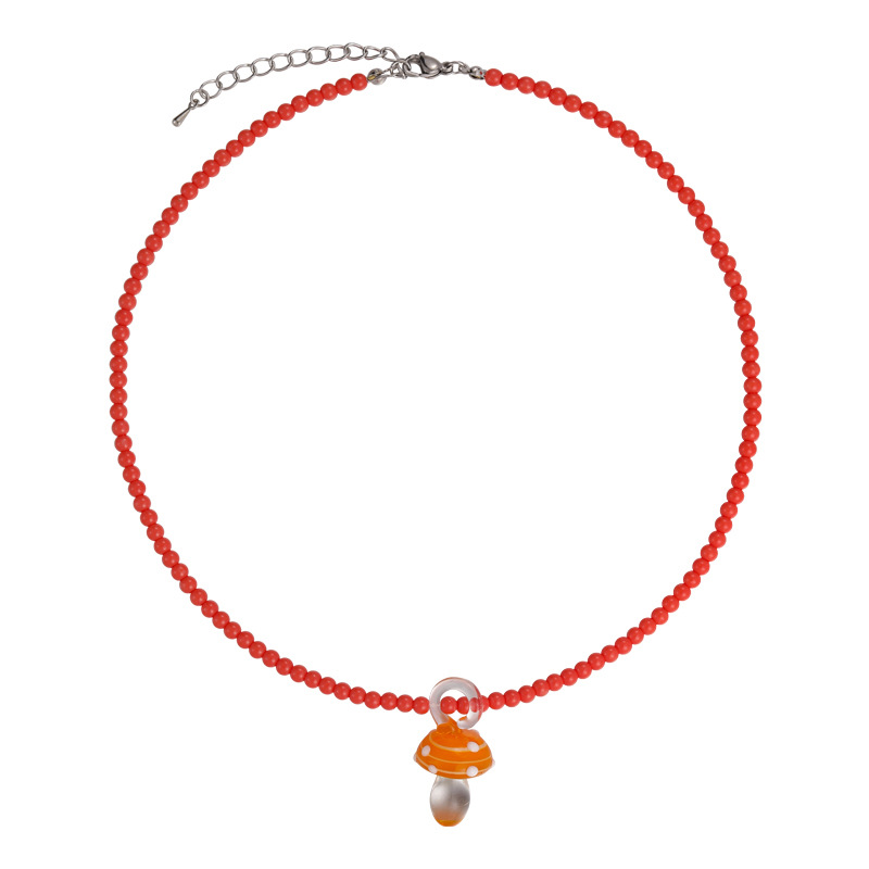 Скільний Грибовий Підвіс Намистинний Нашийник