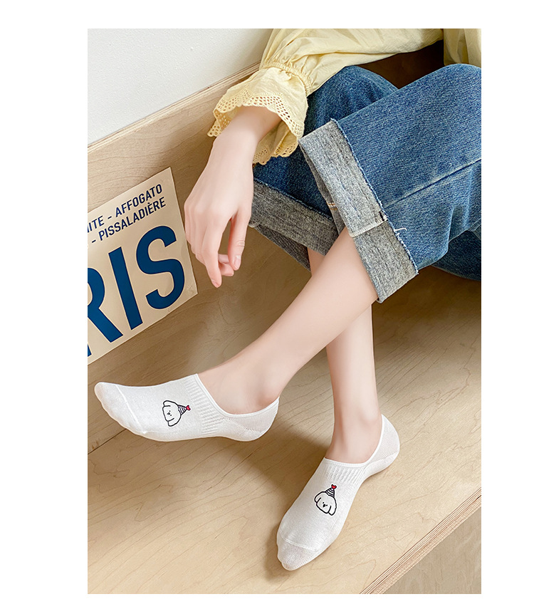 Женские Невозвратные Носки с Принтом Мультфильмов
