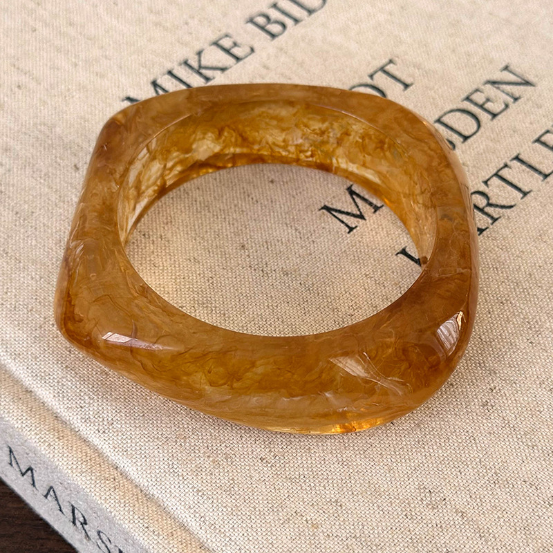 Ακανόνιστο Ευρύ Βραχιόλι Ακρυλικού Ακετάτου