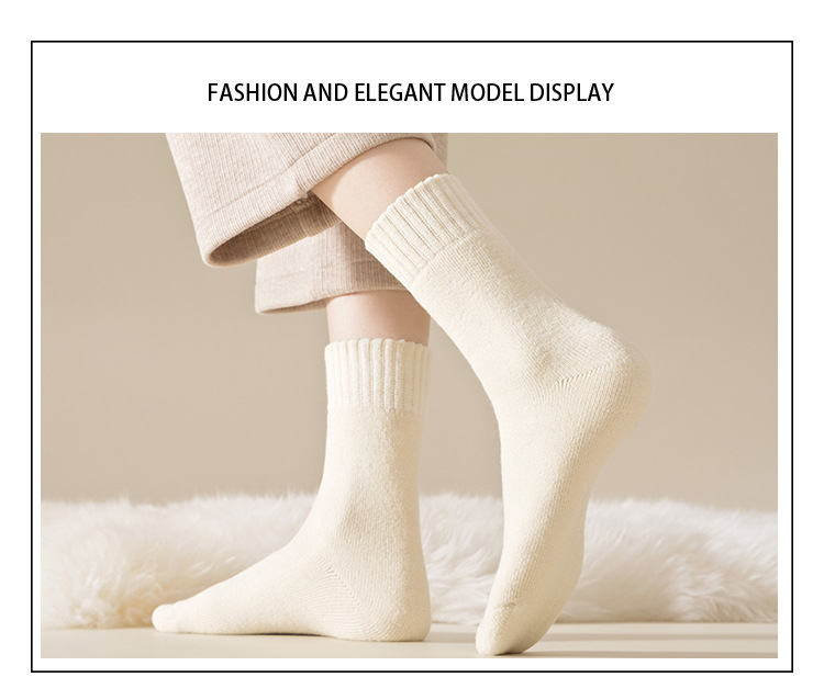 ถุงเท้าหนาวบุผ้ากำมะหยี่