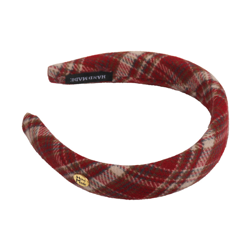 Banda para el Cabello a Cuadros
