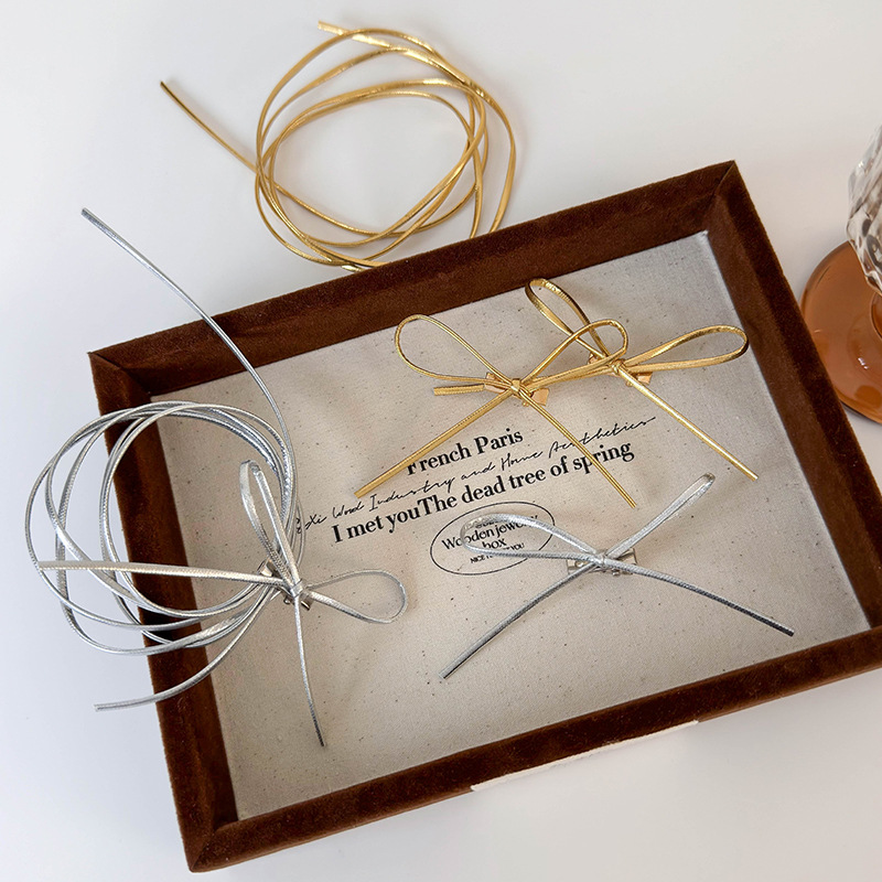 Läder Hårsnodd med Rosett