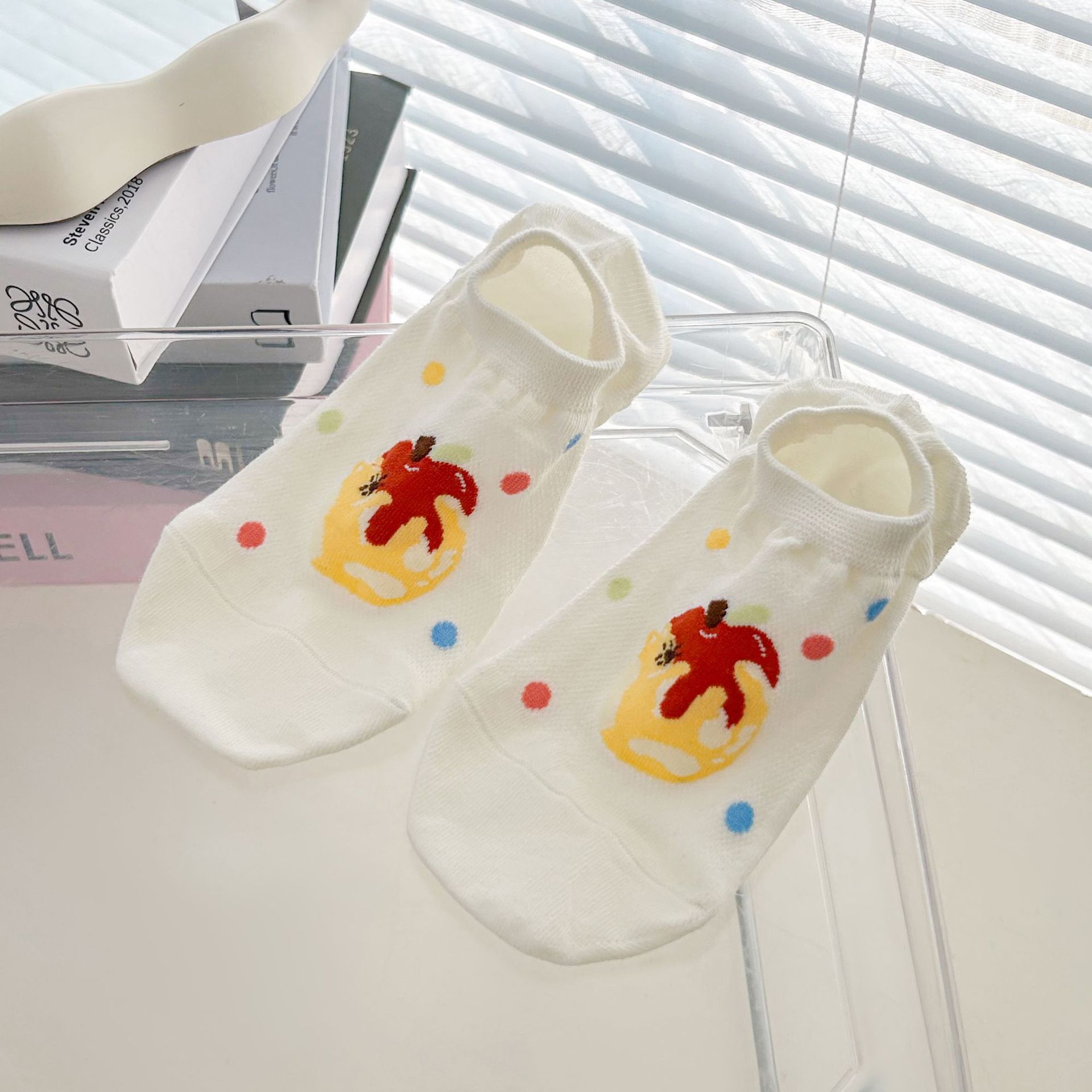 Meias Tornozelo Invisíveis Animadas para Mulher