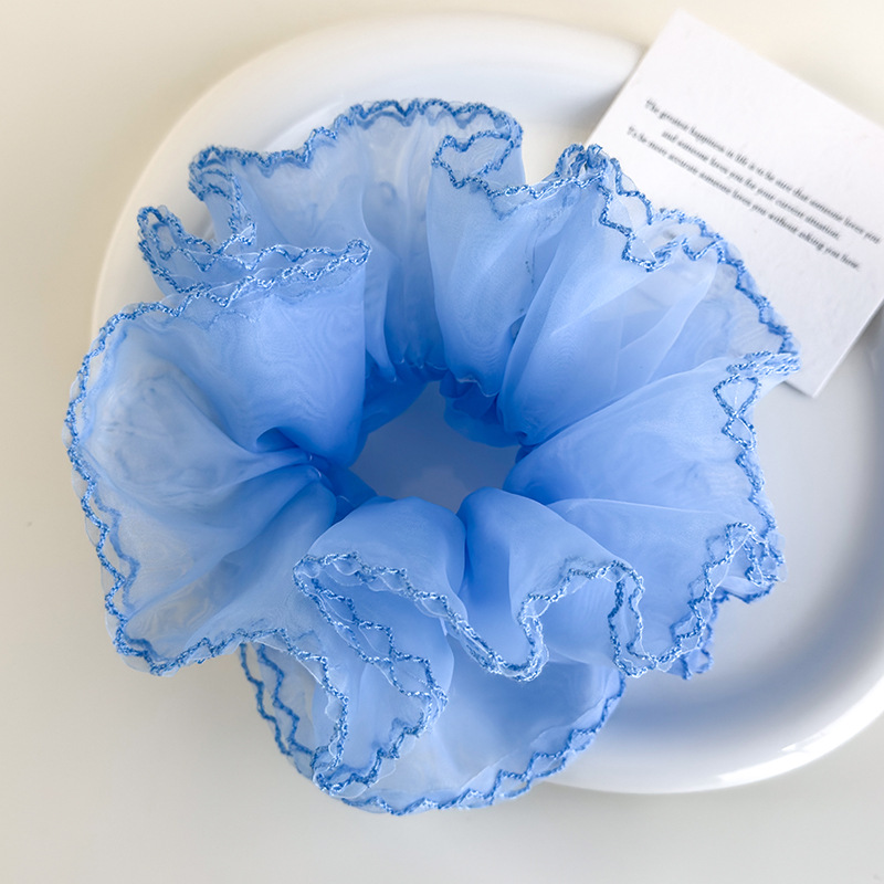 オーガンザプリーツスクランチー