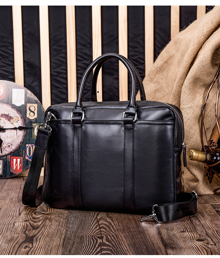 حقيبة أعمال رجالية من الجلد