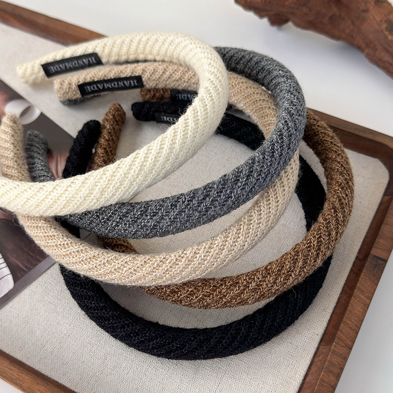 Cinta para el Cabello de Lana Vintage