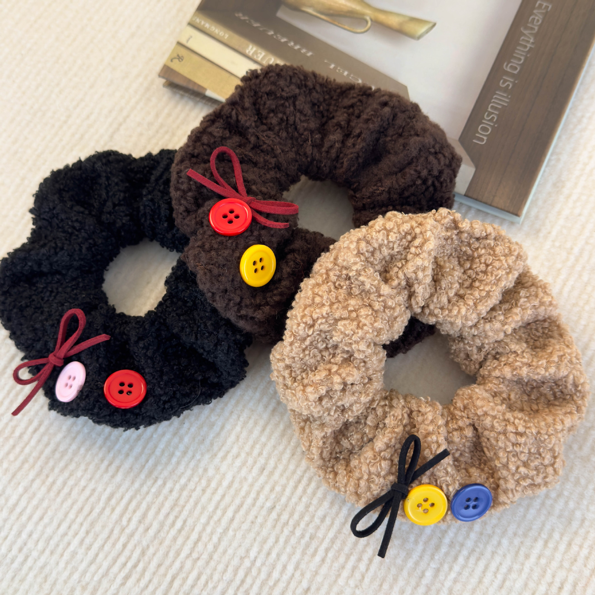 Falsk Päls Scrunchies