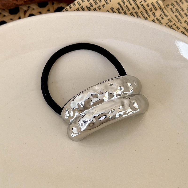 Minimalistische Geometrische Metall-Haargummis