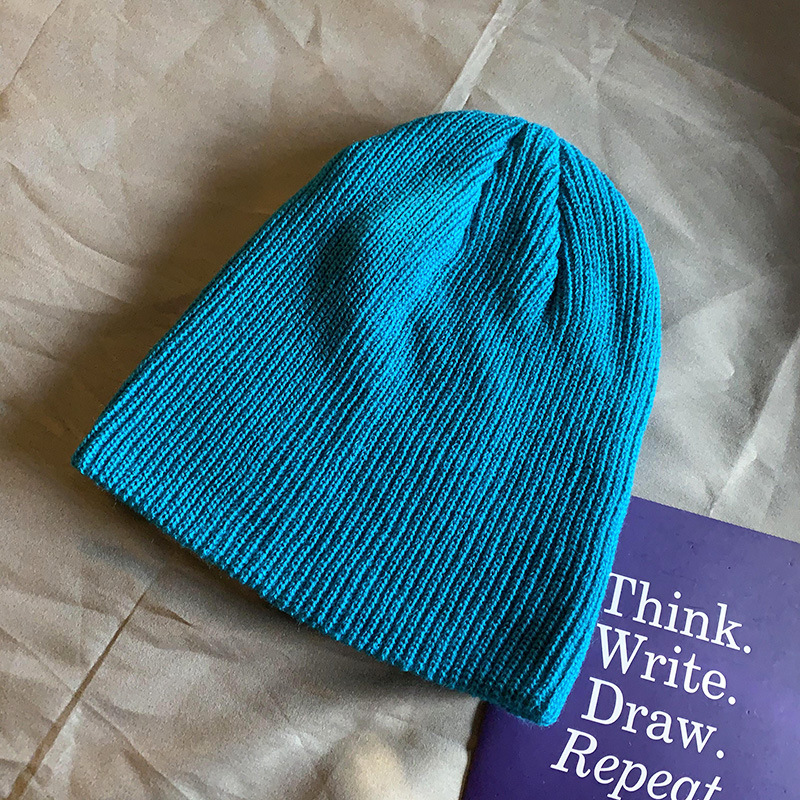 빈티지 두꺼운 니트 비니