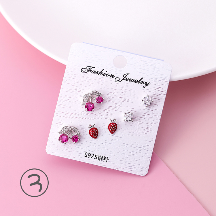 أقراط مثبتة فضة 925