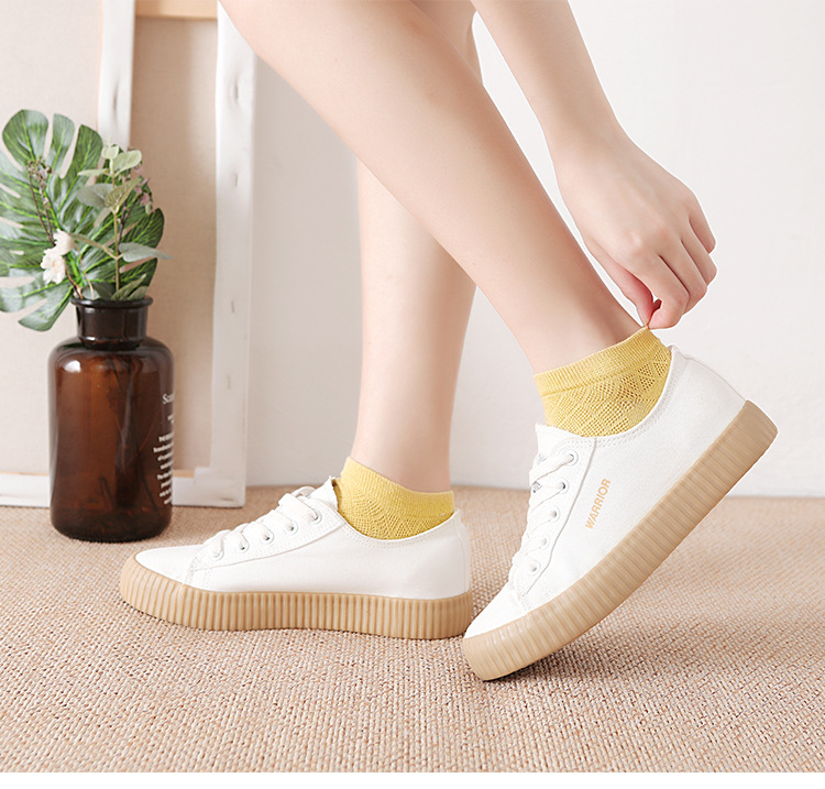 ถุงเท้าไม่มีรอย Mesh Breathable