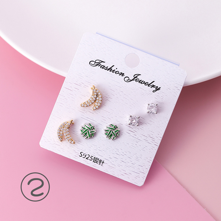 أقراط مثبتة فضة 925