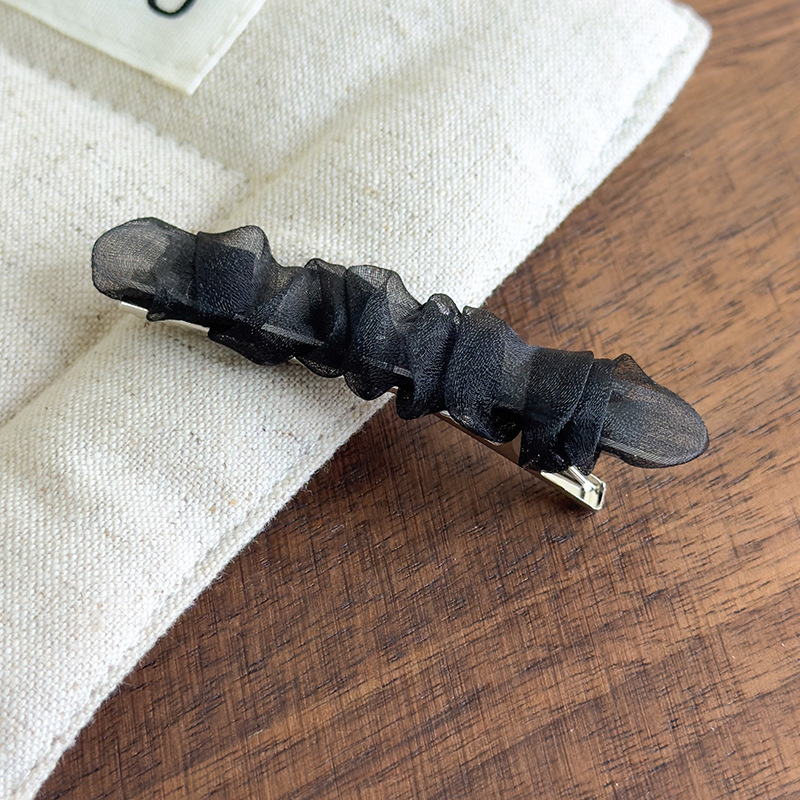 Grampos de Cabelo Plissados de Organza