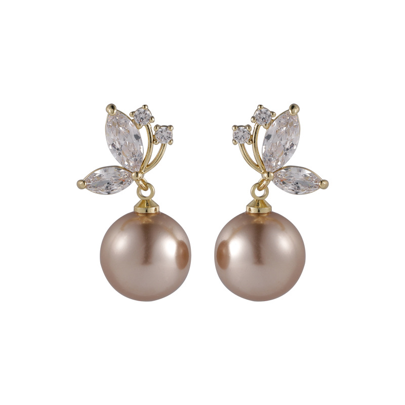 Butterfly Pearl Earrings