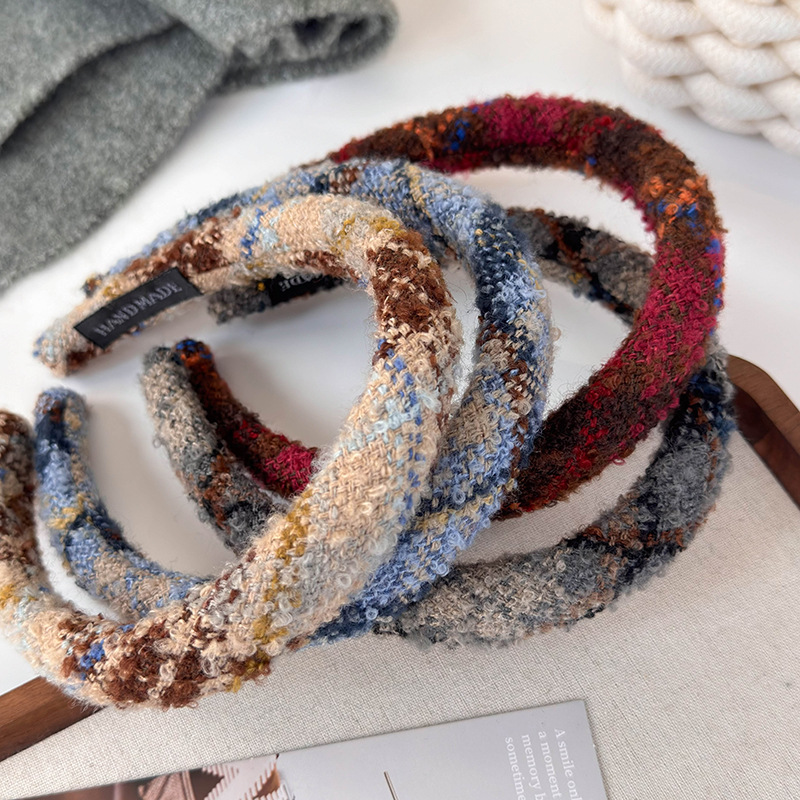 Cinta para el Cabello de Punto de Felpa