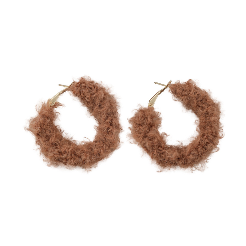 Plush Circle Earrings