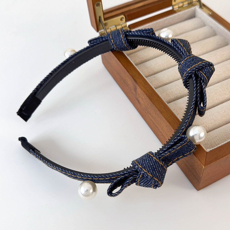 Pinza para el Pelo con Lazo Denim